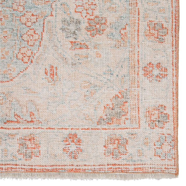 Jaipur Living Fay Medallion Orange/ Light Blue Area Rug (8'10"X11'9")