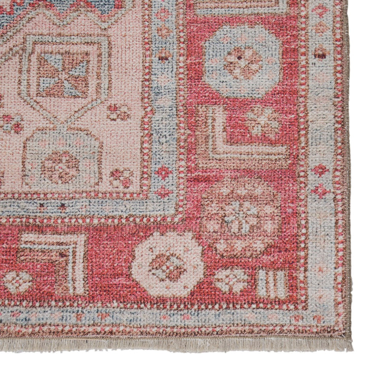 Jaipur Living Fiddler Medallion Pink/ Blue Area Rug (6'X9')