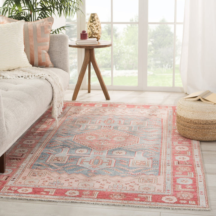 Jaipur Living Fiddler Medallion Pink/ Blue Area Rug (8'10"X11'9")