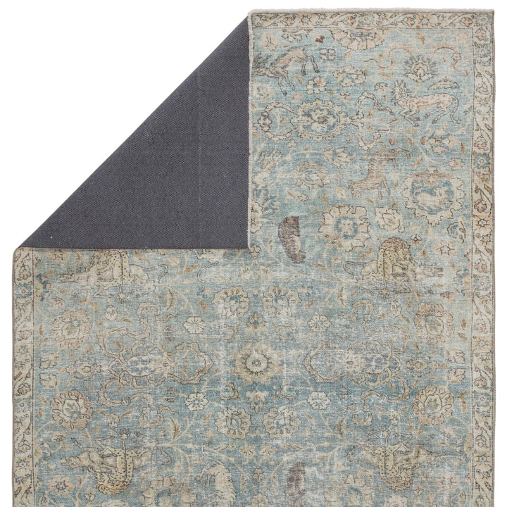 Jaipur Living Stag Oriental Teal/ Gold Area Rug (6'X9')