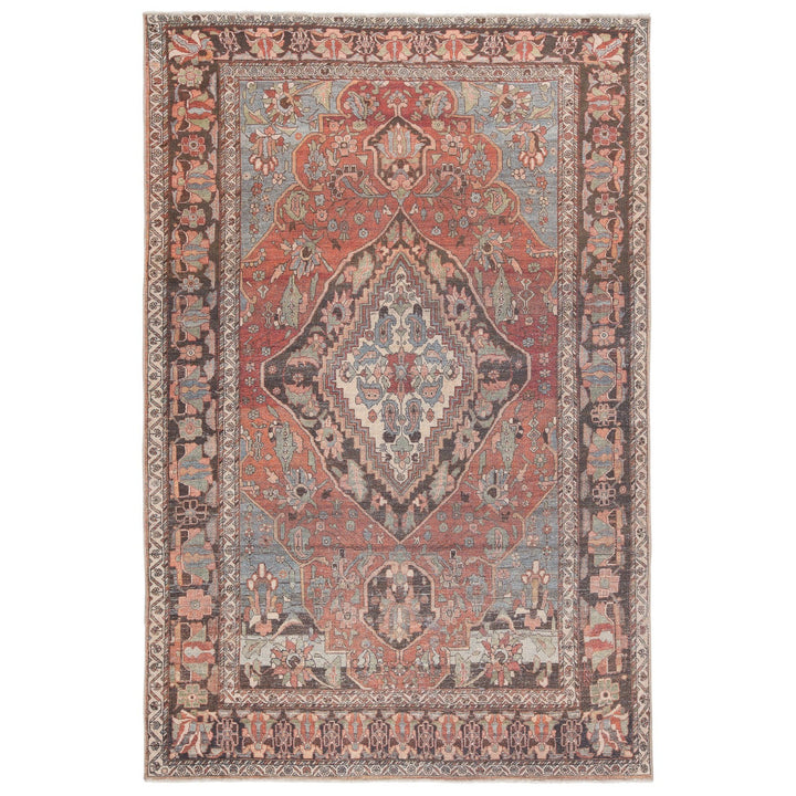 Jaipur Living Wesleyan Medallion Rust/ Gray Area Rug (6'X9')