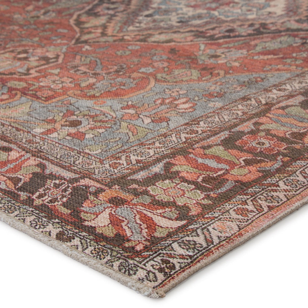 Jaipur Living Wesleyan Medallion Rust/ Gray Area Rug (7'10"X9'10")