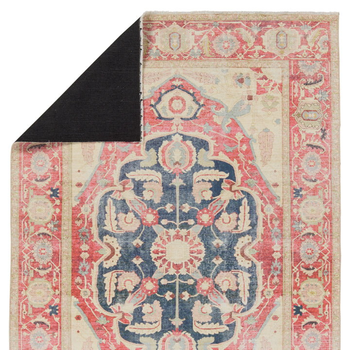 Jaipur Living Kadi Medallion Red/ Blue Area Rug (5'X8')