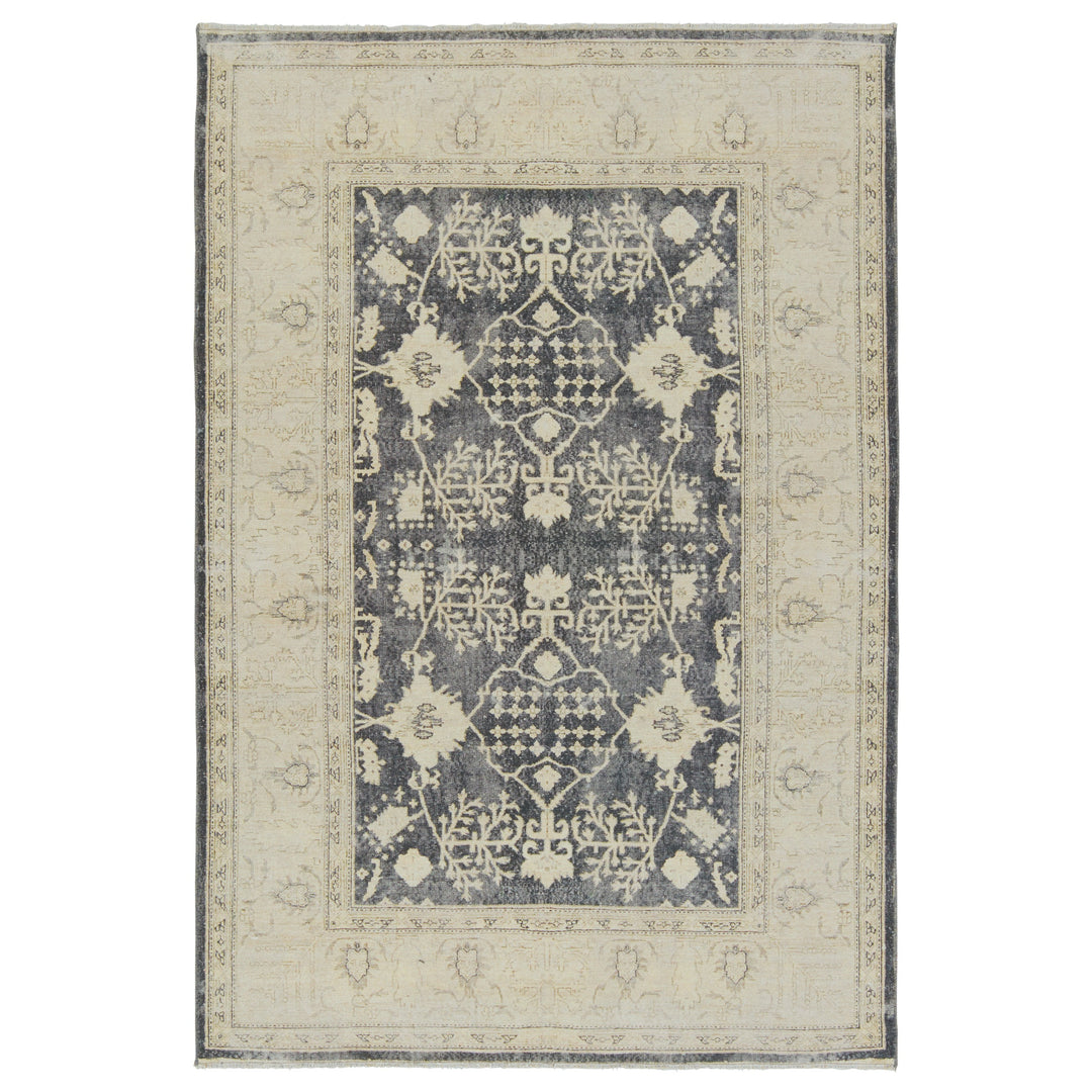 Jaipur Living Pia Medallion Navy/ Cream Runner Rug (2'6"X8')