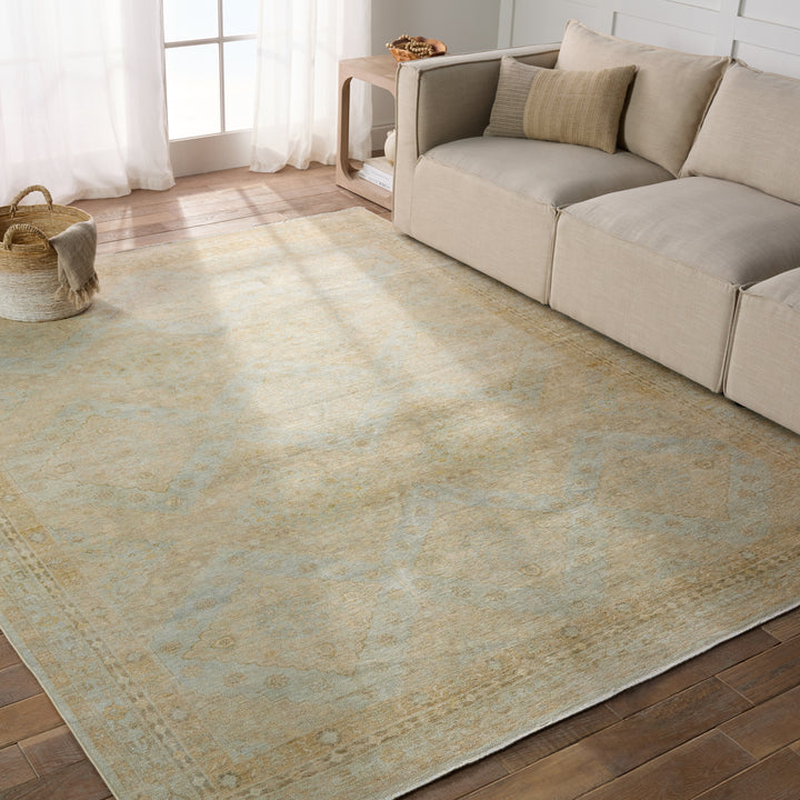 Jaipur Living Winn Trellis Blue/ Green Area Rug (7'10"X9'10")