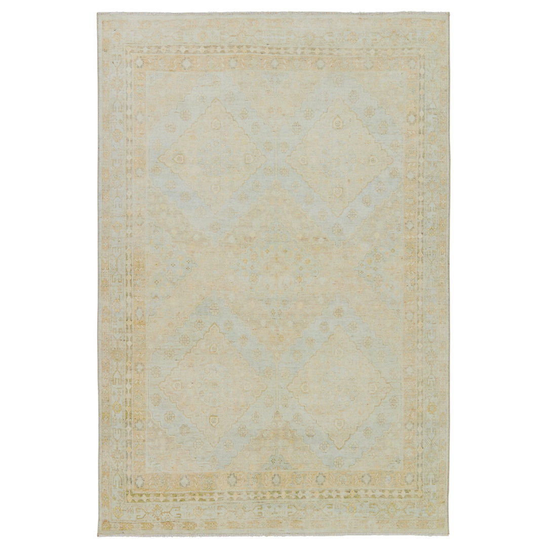 Jaipur Living Winn Trellis Blue/ Green Area Rug (4'X6')