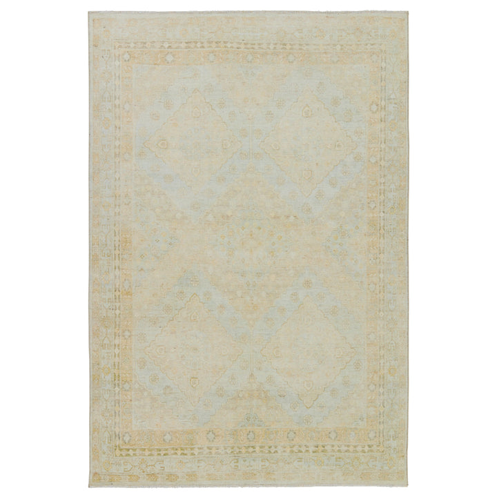 Jaipur Living Winn Trellis Blue/ Green Area Rug (4'X6')