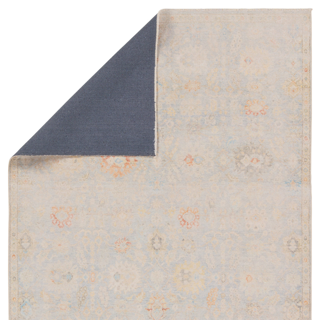 Adica Floral Light Blue/Cream Area Rug (10'X14')