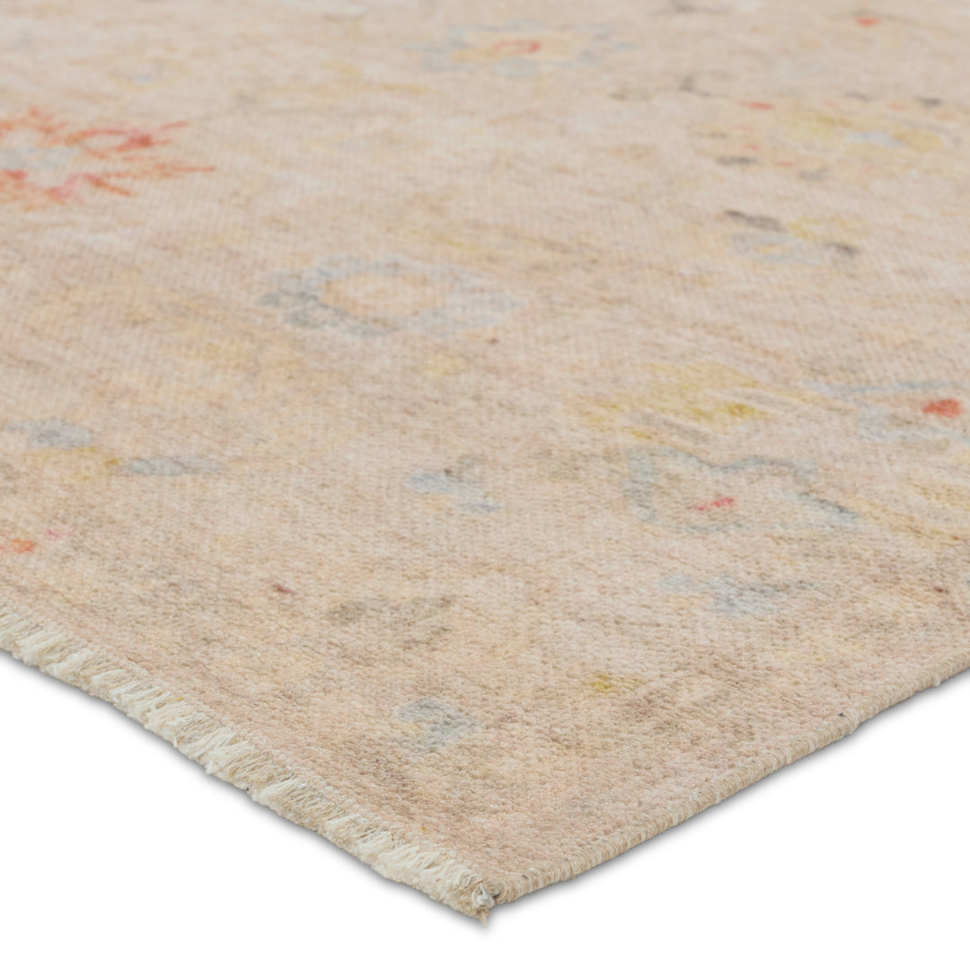 Jaipur Living Aaina Floral Cream/Blue Runner Rug (2'6"X8')