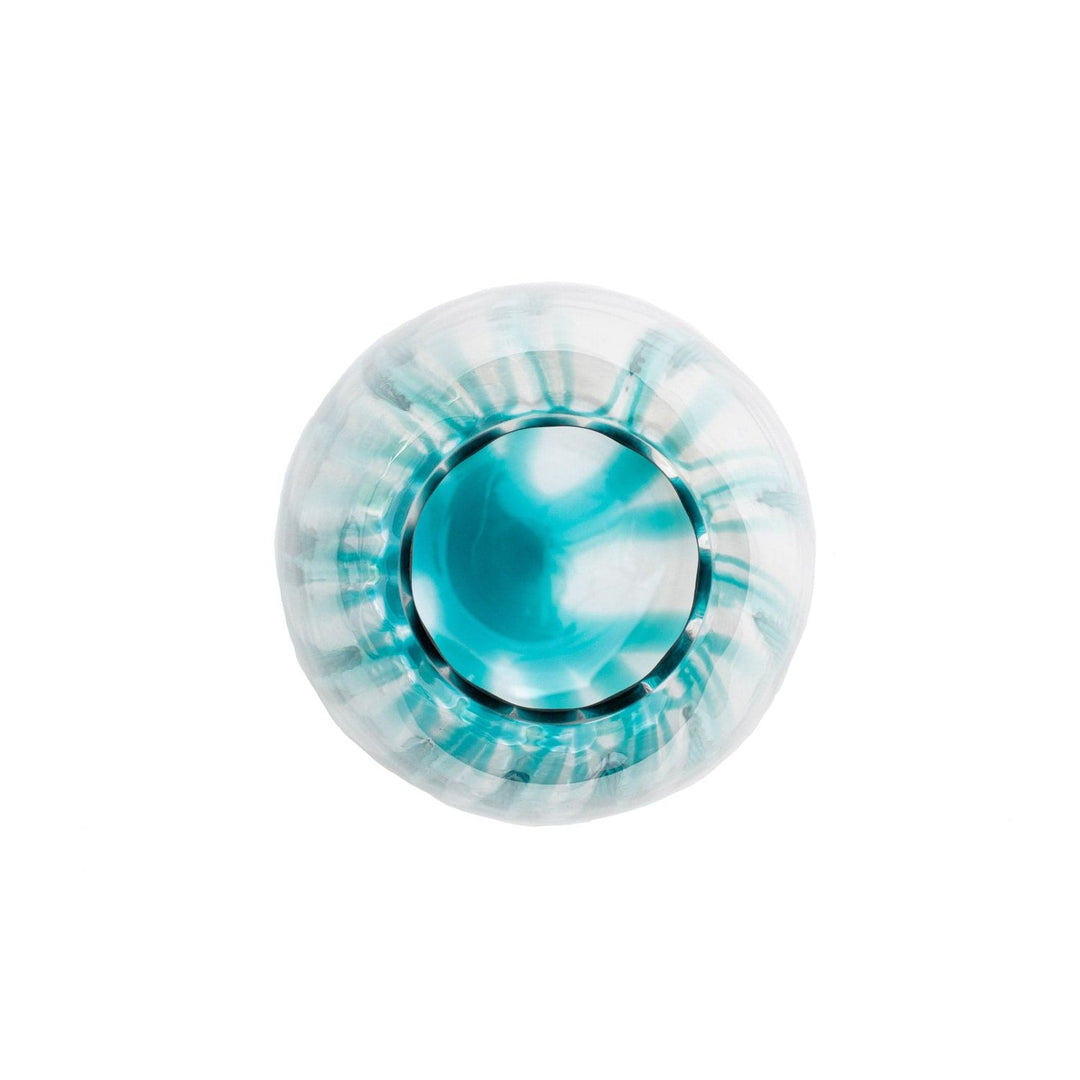 Bolla Glass Pleated Vase