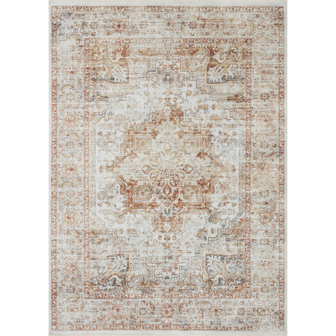 Loloi Bonney Ivory / Sunset 2'-7" x 8'-0" Runner Rug