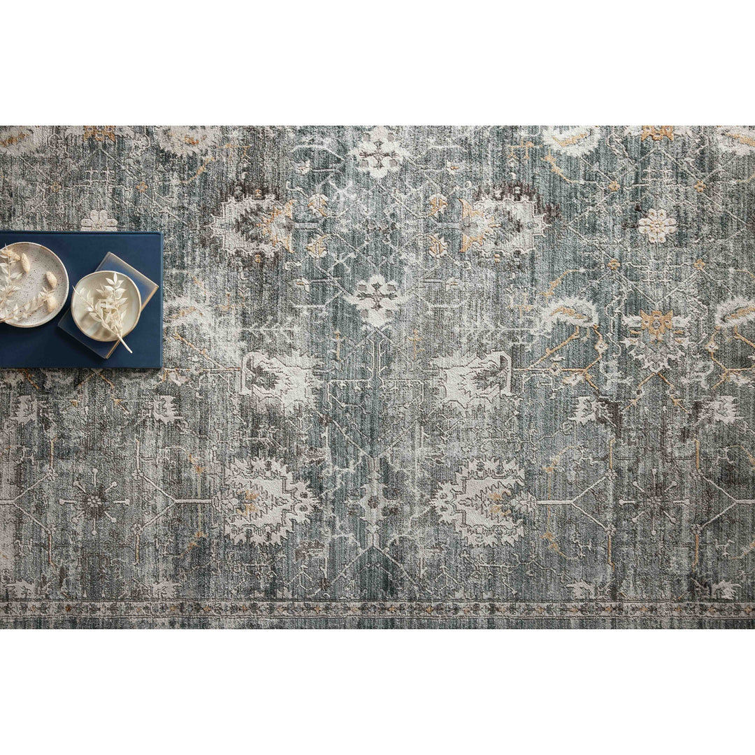 Loloi Bonney Lagoon / Ivory 2'-0" x 3'-0" Accent Rug