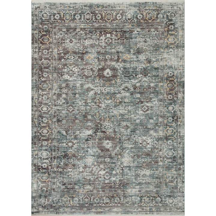 Loloi Bonney Slate / Teal 2'-7" x 10'-0" Runner Rug