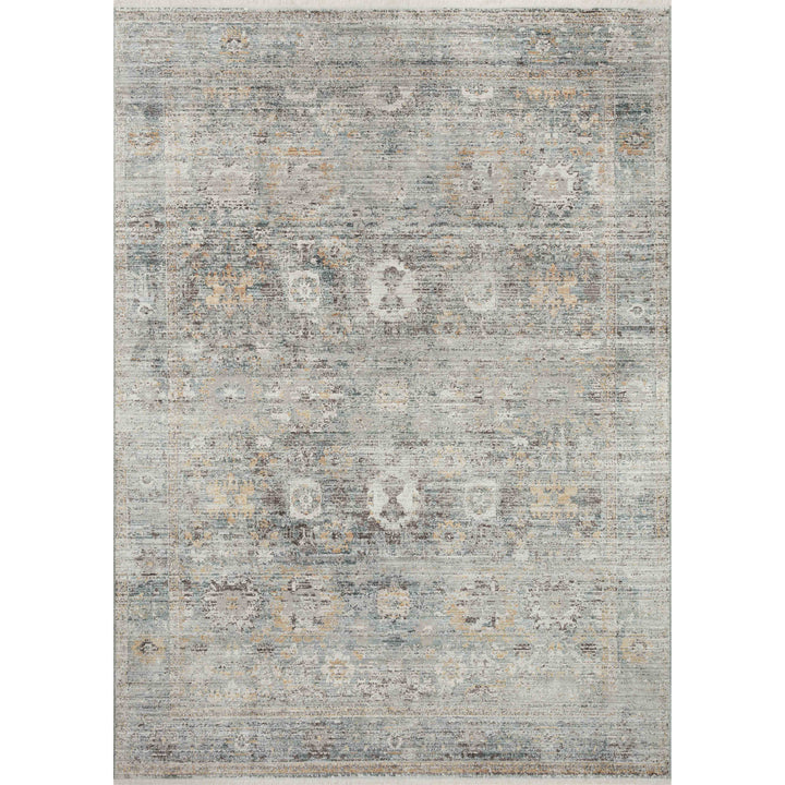 Loloi Bonney Teal / Gold 6'-7" x 9'-7" Area Rug