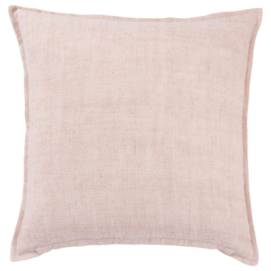 Jaipur Living Blanche Solid Light Pink Poly Fill Pillow (22" Square)