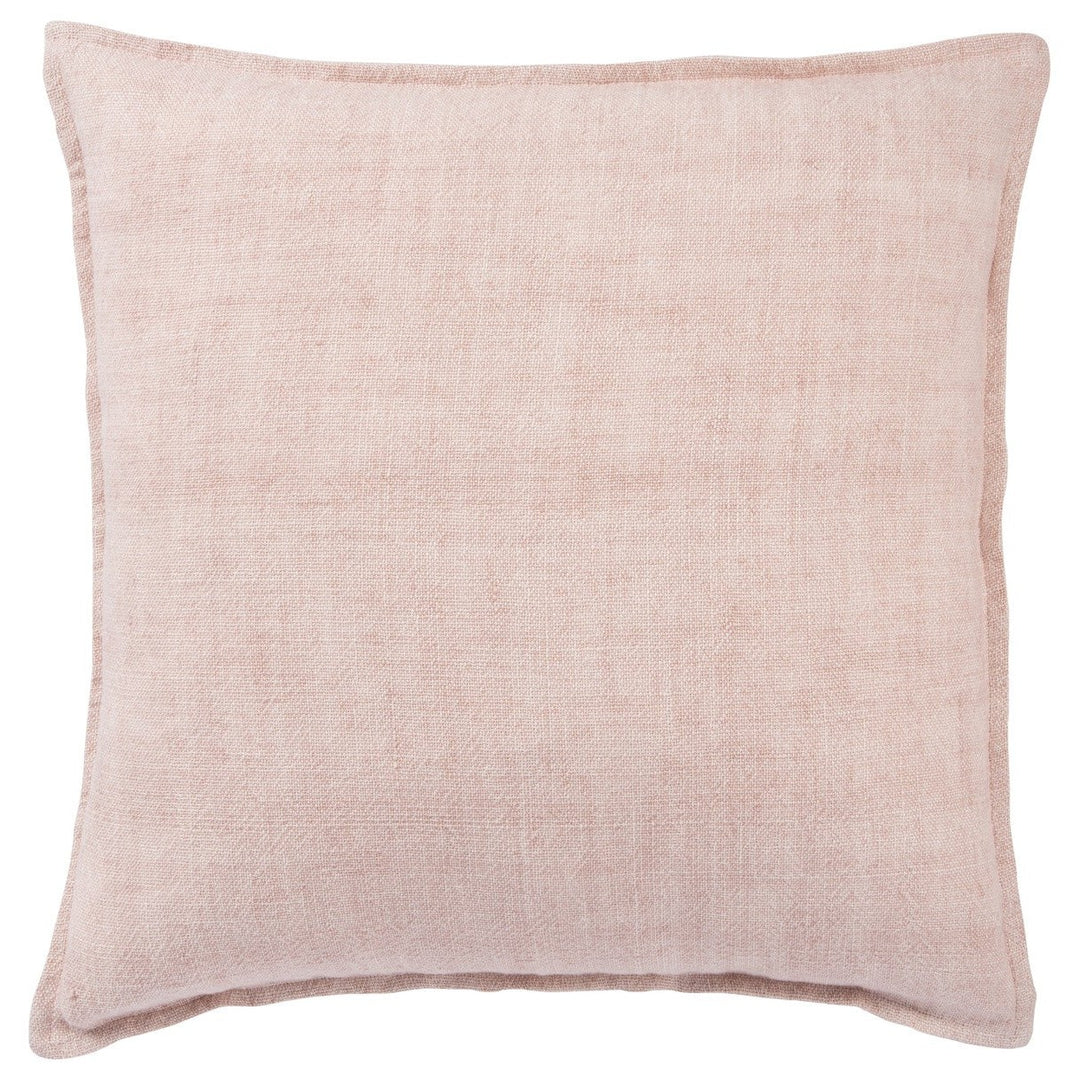 Jaipur Living Blanche Solid Light Pink Down Pillow (22" Square)