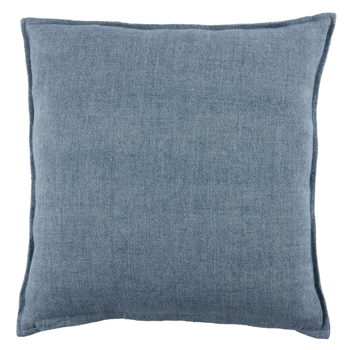 Jaipur Living Blanche Solid Blue Poly Fill Pillow (20" Square)