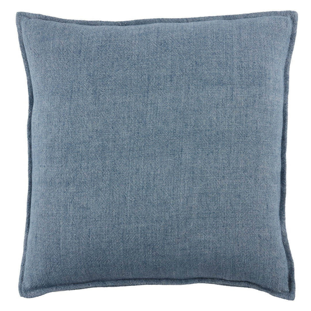 Jaipur Living Blanche Solid Blue Poly Fill Pillow (20" Square)