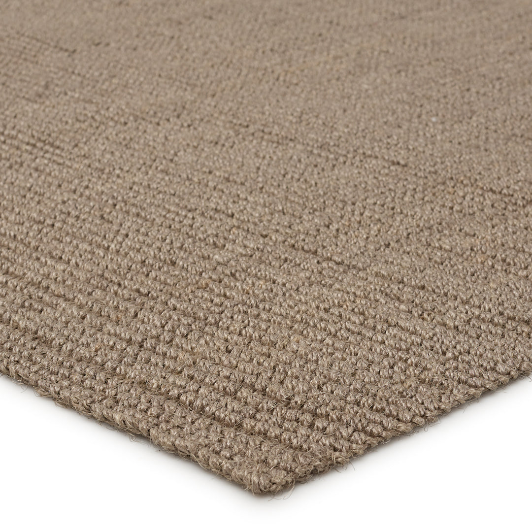 Jaipur Living Alyster Natural Solid Taupe Runner Rug (3'X10')