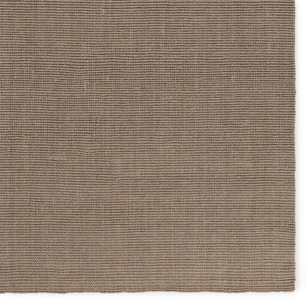 Jaipur Living Alyster Natural Solid Taupe Runner Rug (3'X10')