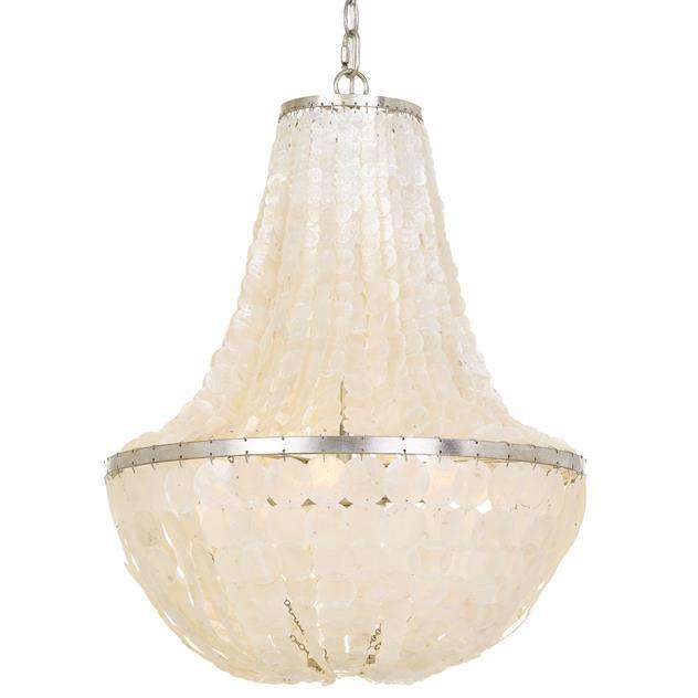 Brielle 6 Light Chandelier-Crystorama Lighting Company-CRYSTO-BRI-3006-SA-ChandeliersAntique Silver-4-France and Son