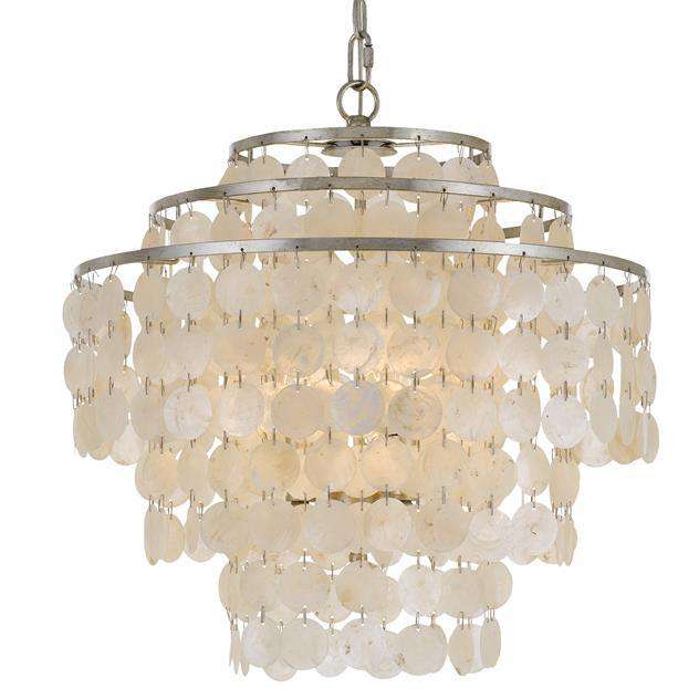 Brielle 4 Light Chandelier-Crystorama Lighting Company-CRYSTO-BRI-3008-SA-ChandeliersAntique Silver-5-France and Son