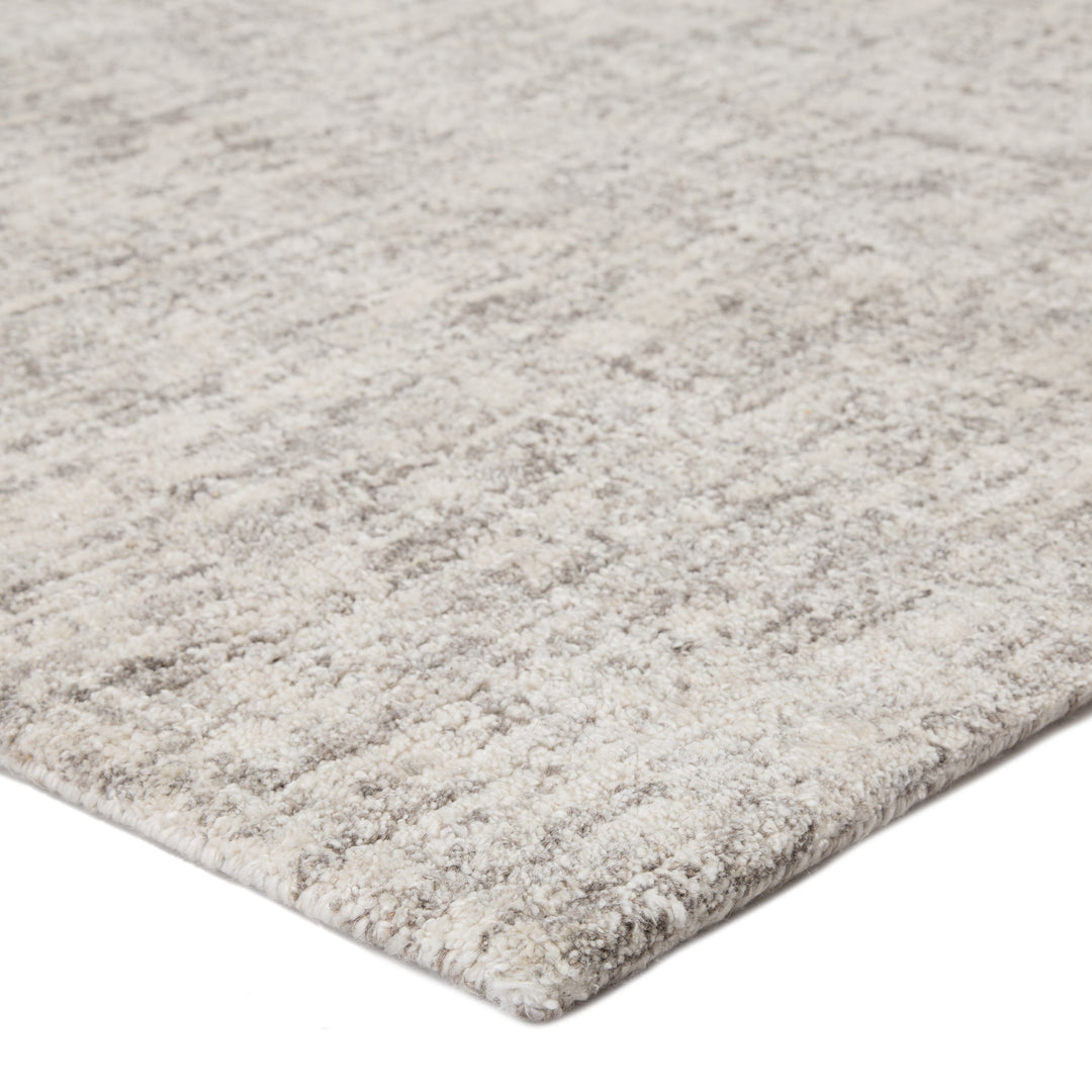 Jaipur Living Britta Plus Handmade Solid Ivory/ Gray Area Rug (5'X8')