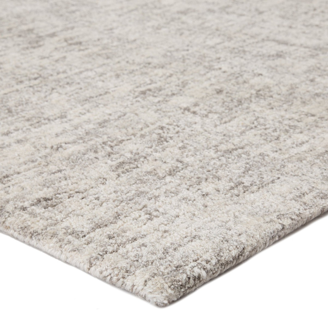 Jaipur Living Britta Plus Handmade Solid Ivory/ Gray Area Rug (12'X15')