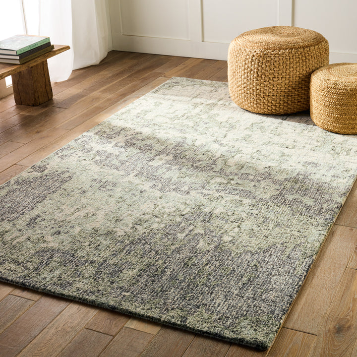 Jaipur Living Absolon Handmade Abstract Taupe/ Green Area Rug (10'X14')