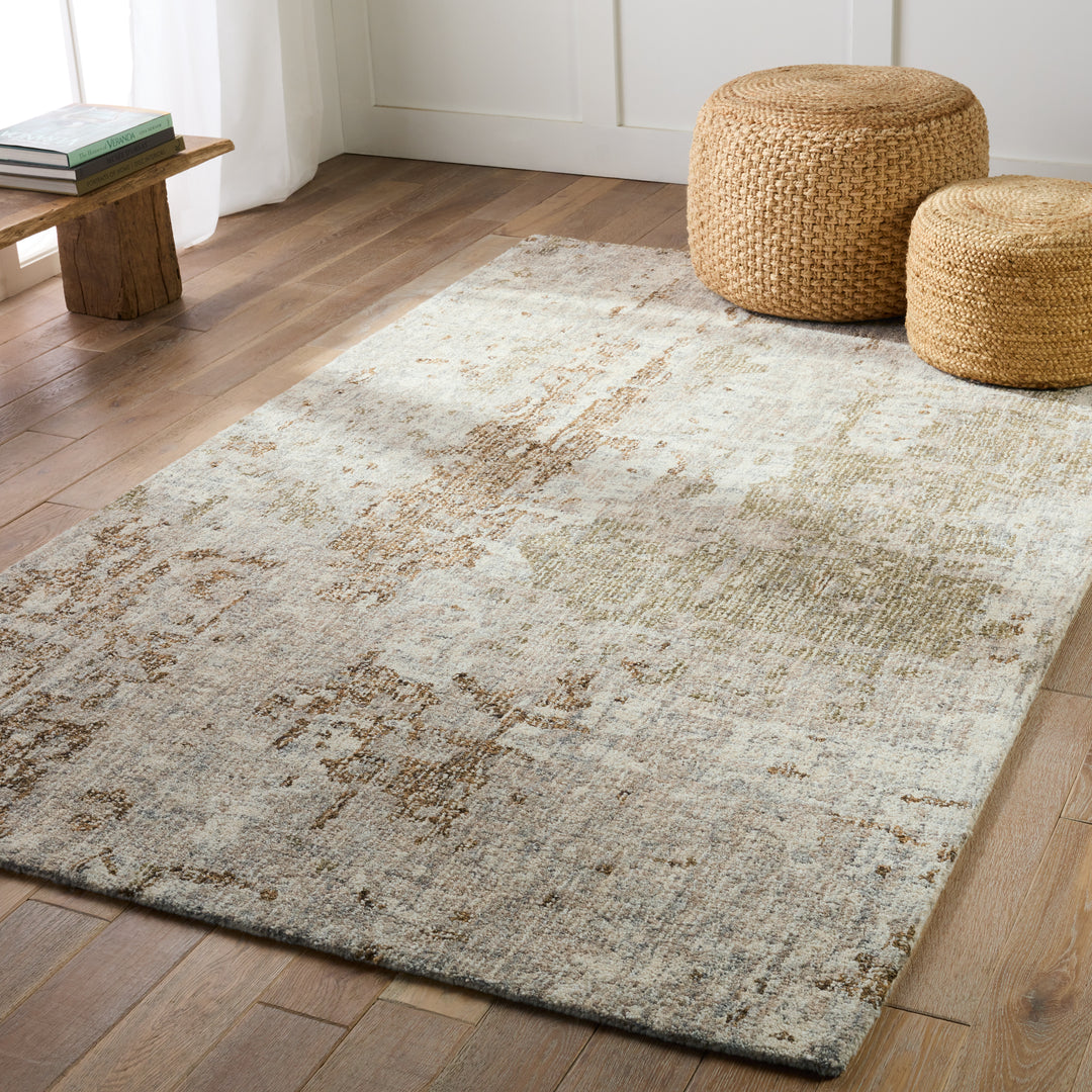 Jaipur Living Octave Handmade Abstract Taupe/ Bronze Area Rug (8'X10')