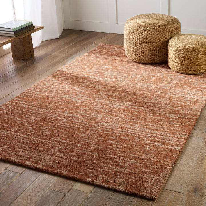 Jaipur Living Pangia Handmade Abstract Rust/ Light Brown Area Rug (10'X14')