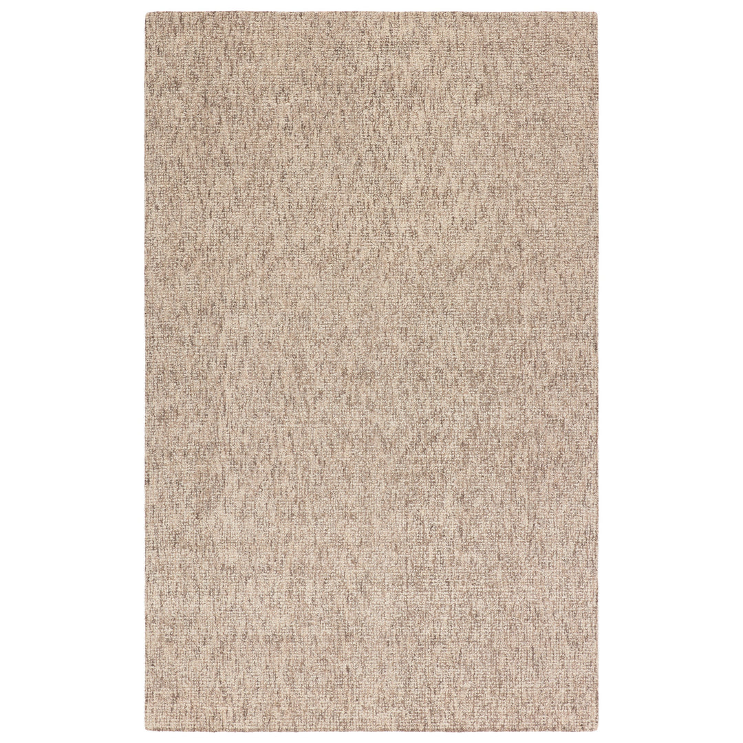 Jaipur Living Oland Handmade Solid White/ Brown Area Rug (5'X8')