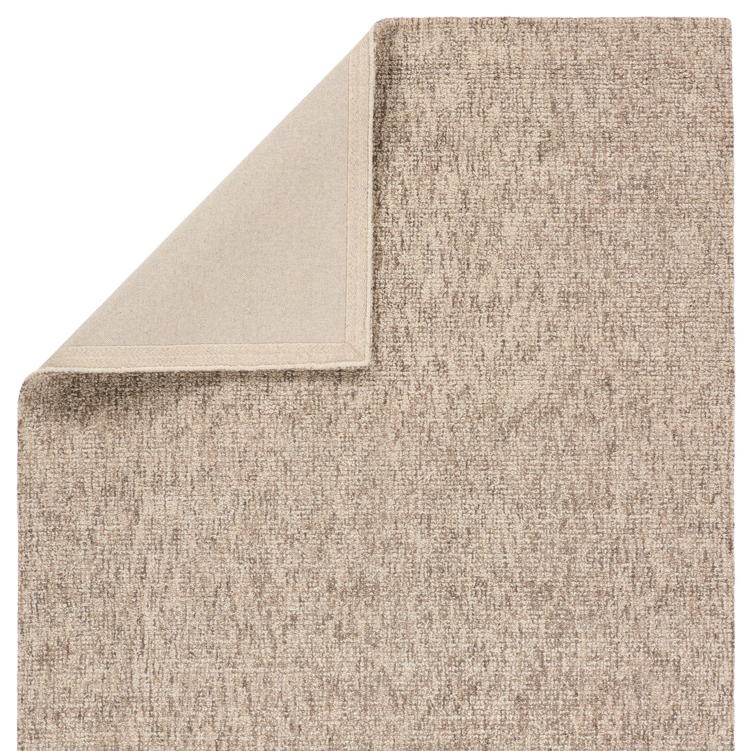 Jaipur Living Oland Handmade Solid White/ Brown Area Rug (8'X10')