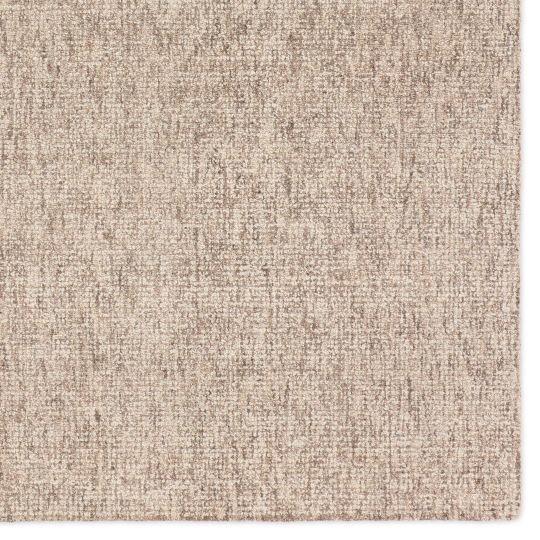 Jaipur Living Oland Handmade Solid White/ Brown Area Rug (5'X8')