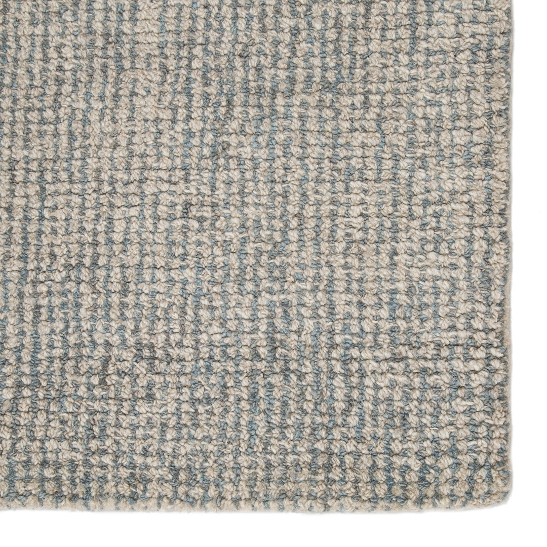 Jaipur Living Oland Handmade Solid White/ Light Blue Area Rug (8'X10')