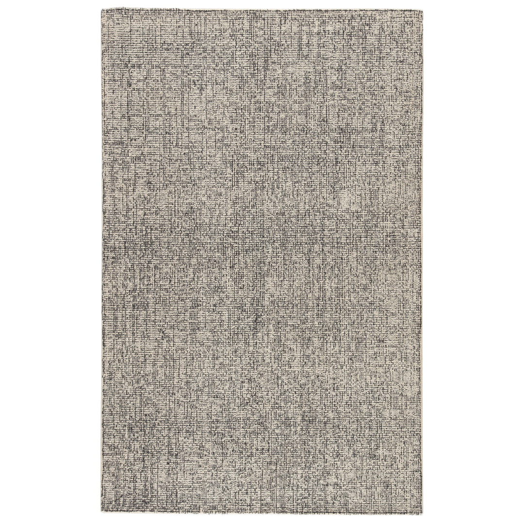 Jaipur Living Oland Handmade Solid Cream/ Black Area Rug (8'X10')