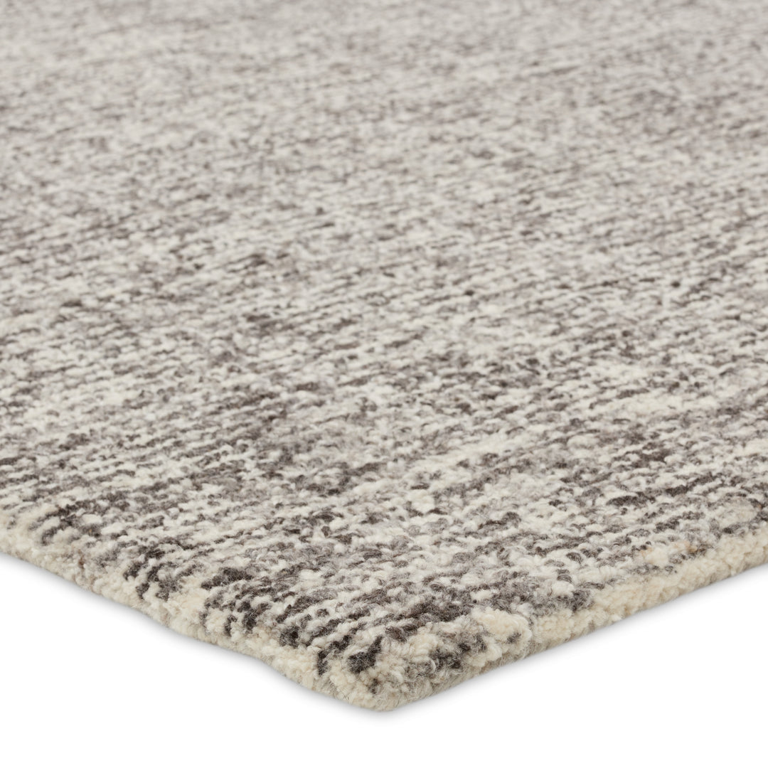 Jaipur Living Oland Handmade Solid Gray/Cream Area Rug (8'X10' Rectangle)