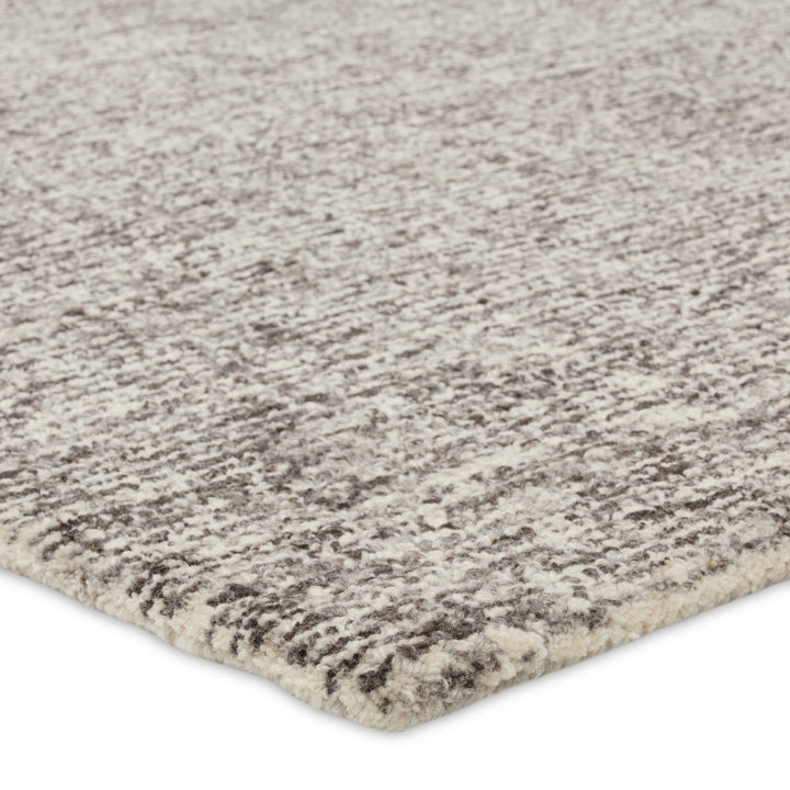 Jaipur Living Oland Handmade Solid Gray/Cream Area Rug (9'X12' Rectangle)