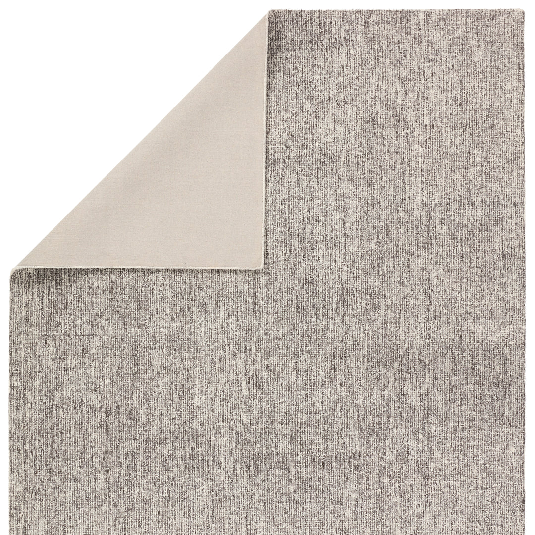 Jaipur Living Oland Handmade Solid Gray/Cream Area Rug (9'X12' Rectangle)