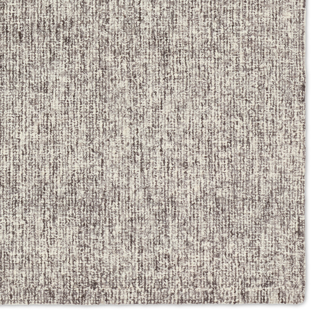 Jaipur Living Oland Handmade Solid Gray/Cream Area Rug (9'X12' Rectangle)