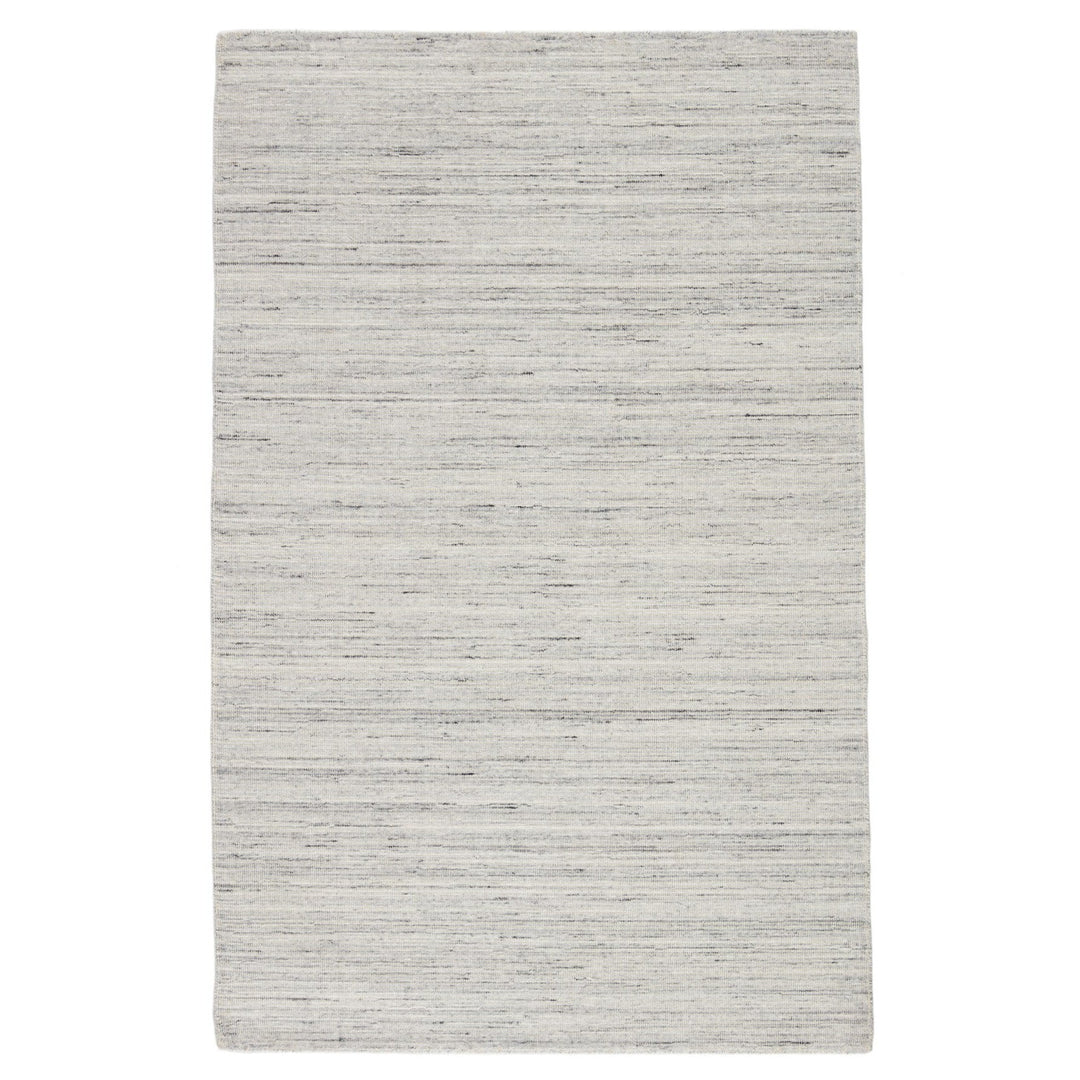 Jaipur Living Danan Handmade Indoor/ Outdoor Solid Gray/ Ivory Area Rug (8'X10')