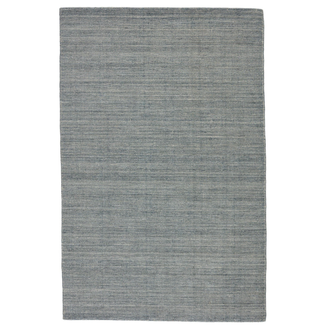 Jaipur Living Danan Handmade Indoor/ Outdoor Solid Blue/ Gray Area Rug (9'X12')