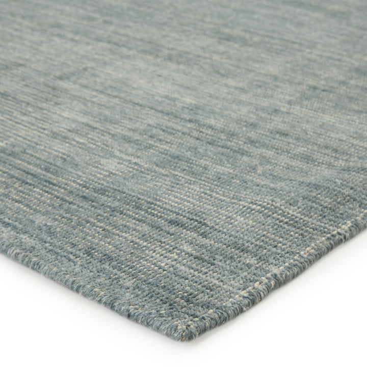 Everen Handmade Indoor/ Outdoor Solid Blue/ Gray Area Rug (6'X9')