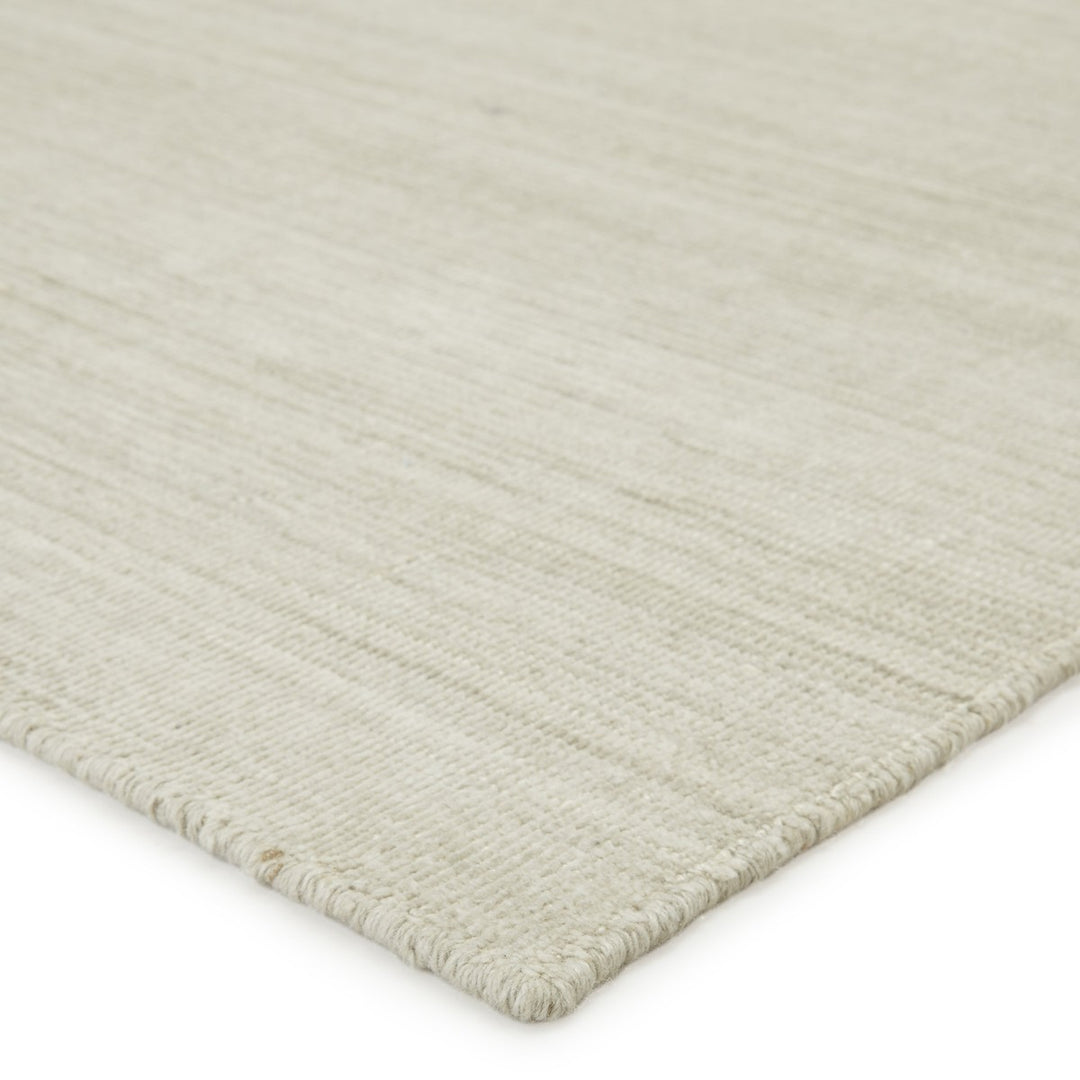 Jaipur Living Danan Handmade Indoor/ Outdoor Solid Ivory/ Light Gray Area Rug (12'X15')