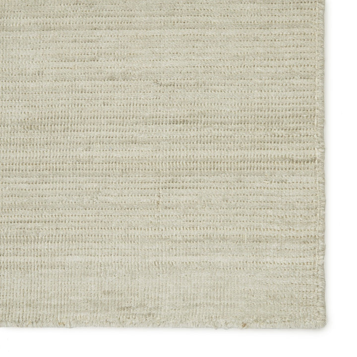 Jaipur Living Danan Handmade Indoor/ Outdoor Solid Ivory/ Light Gray Area Rug (12'X15')