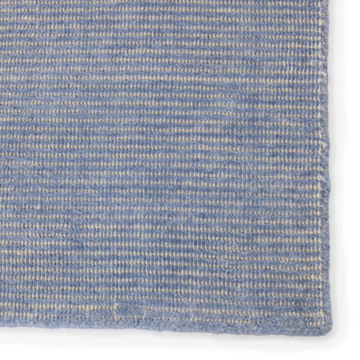 Everen Indoor/ Outdoor Solid Light Blue/ Cream Area Rug (2'X3')