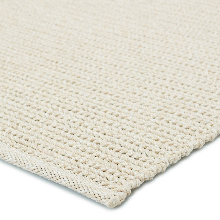 Jaipur Living Raynor Indoor/ Outdoor Solid Beige/ Ivory Area Rug (4'X6')