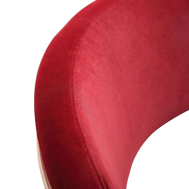 Nova Barstool-Whiteline Modern Living-WHITELINE-BS1720F-RGLD/RED-Bar StoolsRed/Rose Gold-6-France and Son