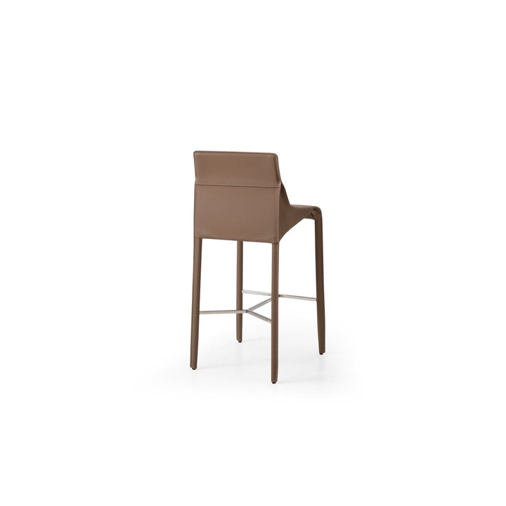 Emory Barstool-Whiteline Modern Living-WHITELINE-BS1881P-GRY-Bar Stools-4-France and Son