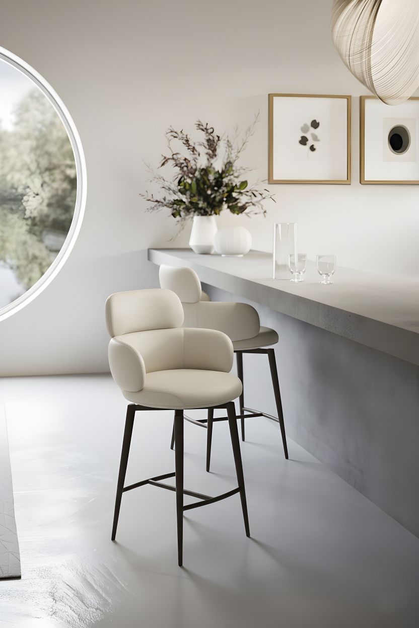 Como Swivel Counter Stool